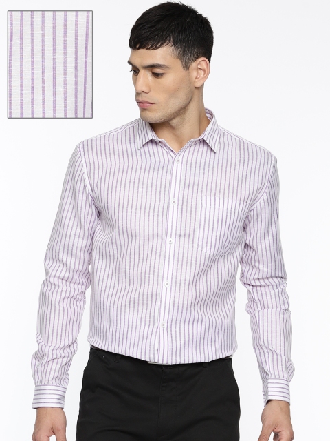 

Independence Men Blue & White Slim Fit Checked Formal Shirt