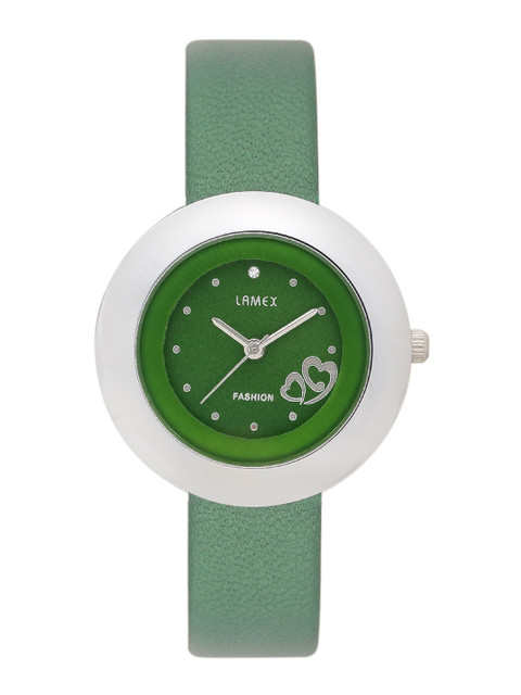 

LAMEX Women Green Analogue Watch PIONEER DLX 2000