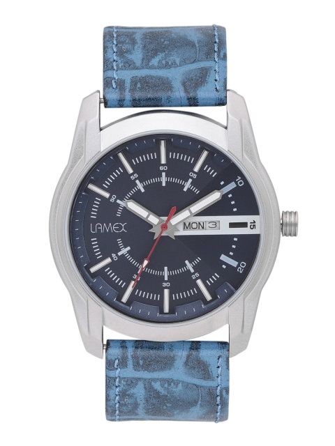 

LAMEX Men Navy Analogue Watch PHONIEX DLX 10501, Navy blue