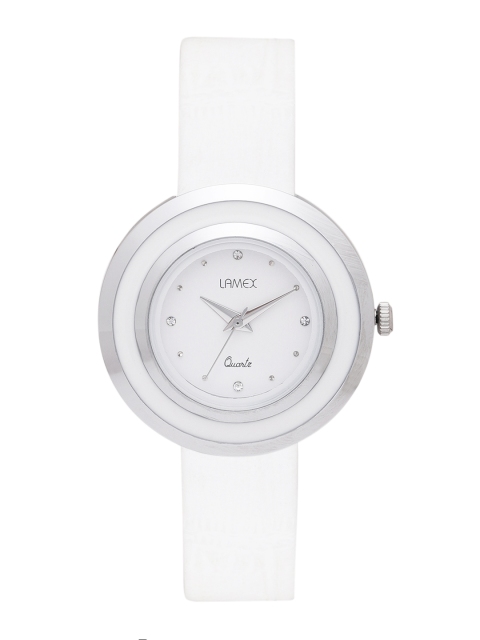 

LAMEX Women White Analogue Watch FANCY DLX 2502