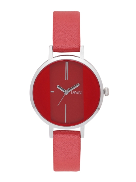 

LAMEX Women Red Analogue Watch EXECUTIVE DLX 3012