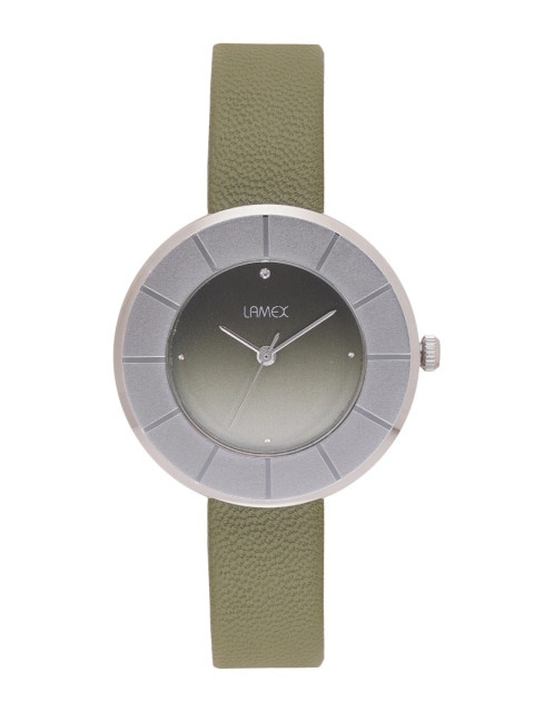 

LAMEX Women Green & Grey Analogue Watch FANCY DLX 2518/SIL/GREEN