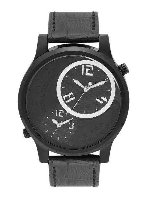 

LAMEX Men Black Dual-Dial Analogue Watch KING DLX 27001