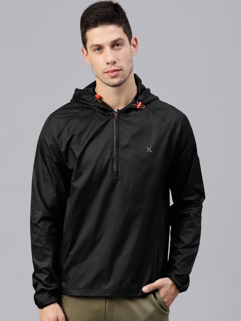 

HRX by Hrithik Roshan Men Black Light Running Jacket