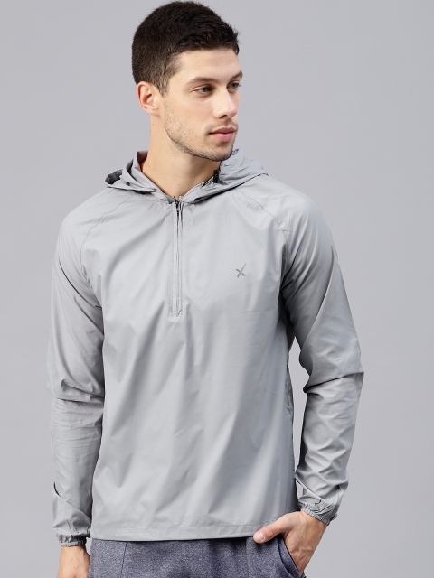 

HRX by Hrithik Roshan Men Grey Light Running Jackets