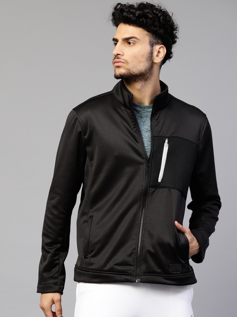 

HRX by Hrithik Roshan Men Black Solid Sporty Jacket