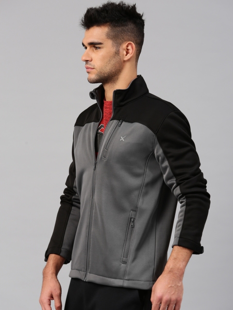 

HRX by Hrithik Roshan Men Grey Solid Sporty Jacket