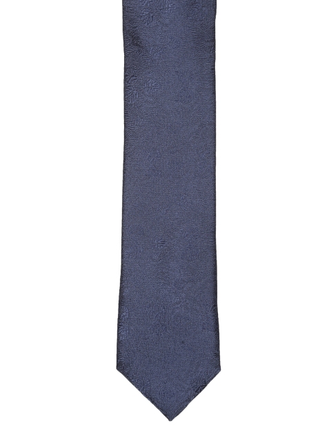 

V Dot Men Navy Blue Solid Broad Tie