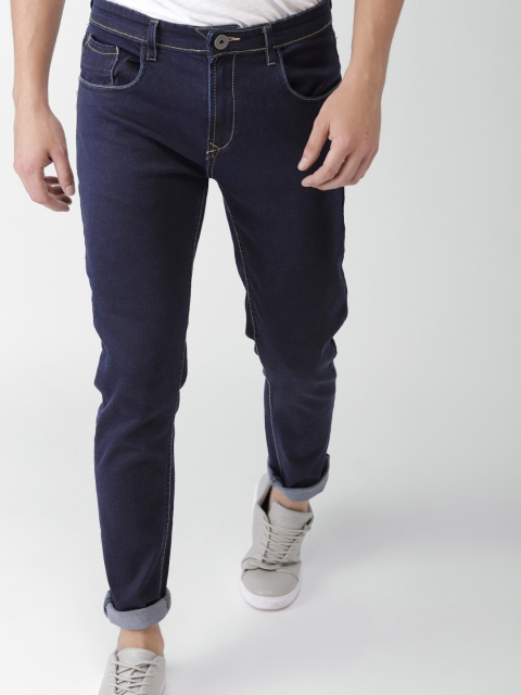 

Mast & Harbour Men Blue Skinny Fit Mid-Rise Clean Look Stretchable Jeans