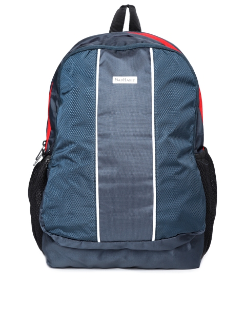 

BAD HABIT Men Navy Blue Backpack