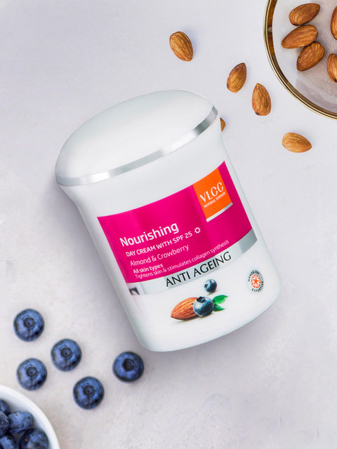 

VLCC Anti-Ageing SPF 25 Nourishing Day Cream 50g, Off white