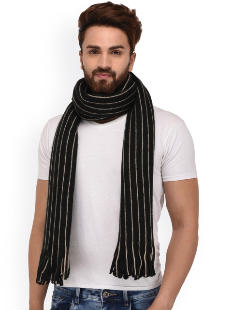 

FabSeasons Unisex Black & White Muffler