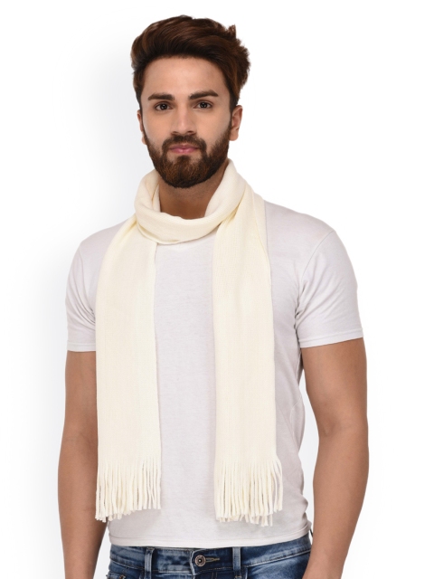 

FabSeasons Unisex White Solid Muffler