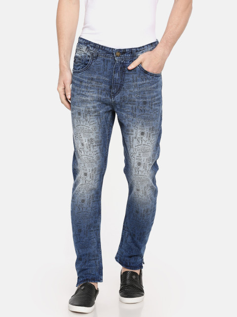 

Kook N Keech Marvel Men Blue Regular Fit Mid-Rise Clean Look Jeans