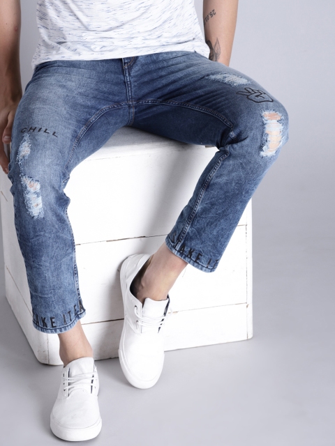 

Kook N Keech Men Blue Skinny Fit Mid-Rise Clean Look Stretchable Jeans