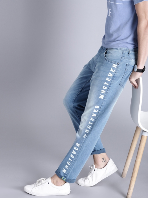 

Kook N Keech Men Blue Slim Fit Mid-Rise Clean Look Stretchable Jeans