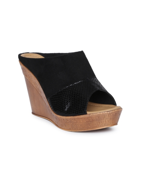 

Inc 5 Women Black Solid Sandals