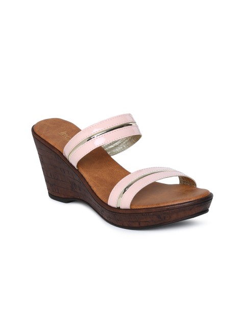 

Inc 5 Women Pink Solid Sandals