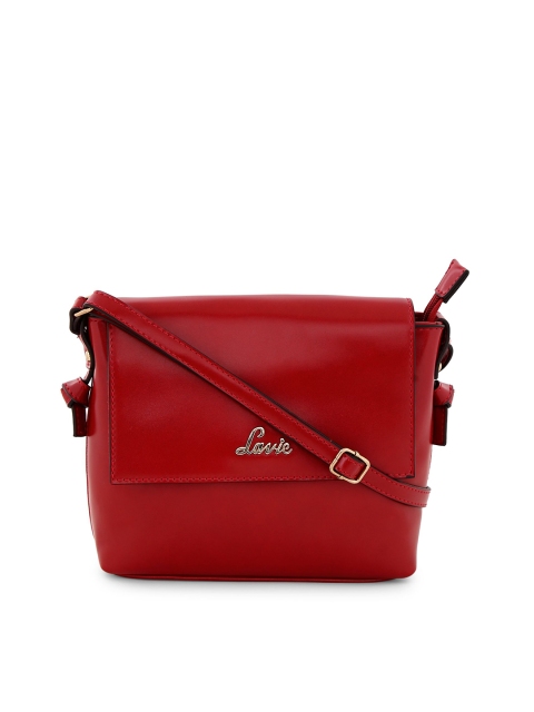 

Lavie Red Solid Sling Bag