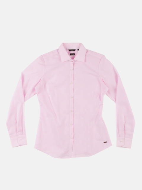 

Park Avenue Women Pink Solid Casual Shirt