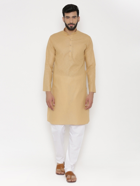 

Wintage Men Beige Solid Kurta with Pyjamas