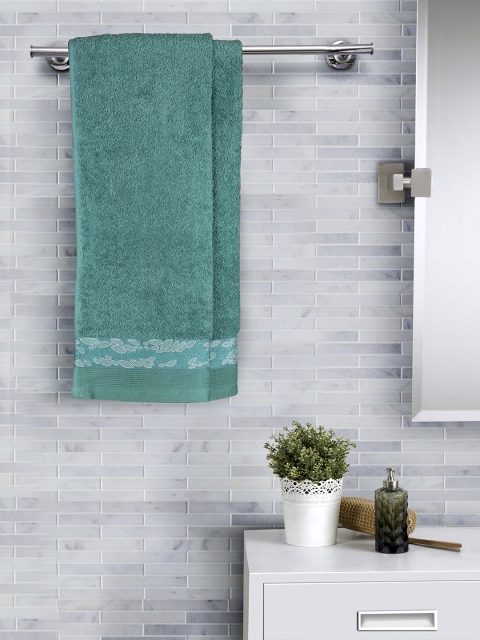 

MASPAR Sea Green 550 GSM Hand Towel Set Of 2