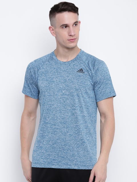 

ADIDAS Men Green Solid D2M HT T-shirt