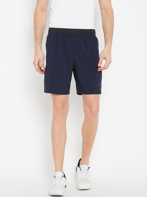 

Adidas Men Navy D2M Woven Sports Shorts, Navy blue