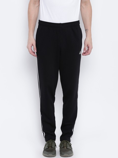 

ADIDAS Men Black Essential 3 Stripes T FT Training Track Pants