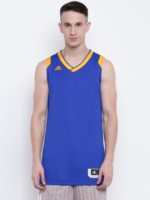 

ADIDAS Men Blue Crazy Explosive Basketball Jersey
