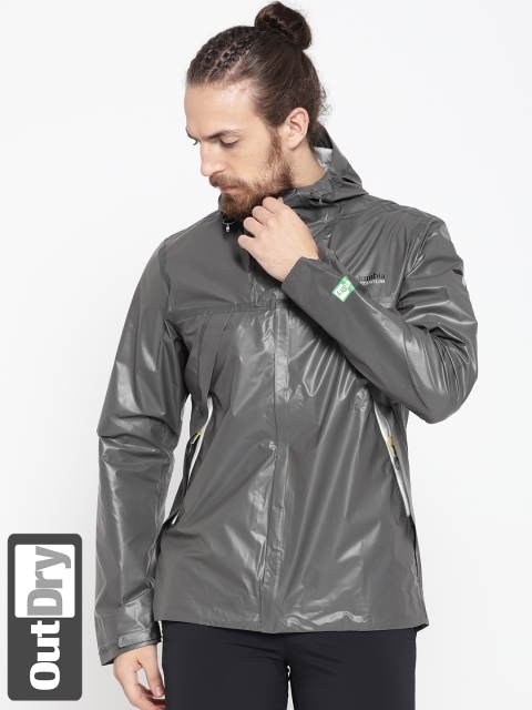 

Columbia Charcoal Grey Outdry Ex Eco Tech Shell Rain Jacket