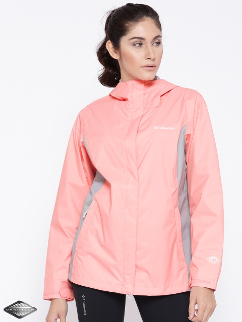 

Columbia Pink Arcadia II Rain Jacket