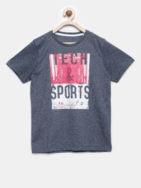 

Allen Solly Junior Boys Grey Printed Round Neck T-shirt