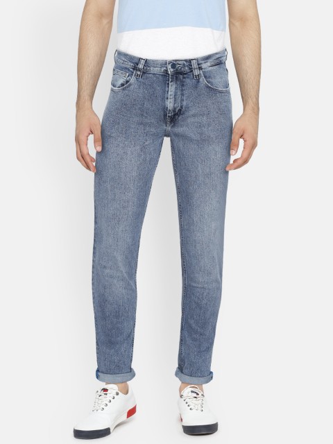 

Lee Men Blue Bruce Skinny Fit Mid-Rise Clean Look Stretchable Jeans