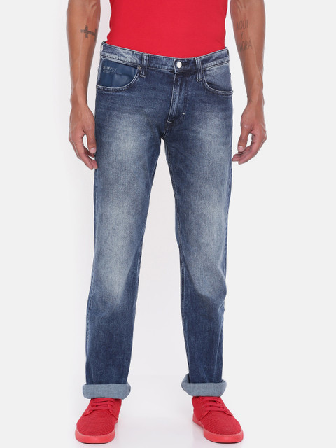 

Lee Men Blue Slim Fit Mid-Rise Clean Look Stretchable Jeans