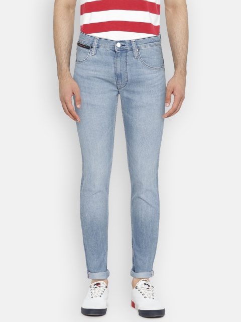 

Lee Men Blue Skinny Fit Mid-Rise Clean Look Stretchable Jeans