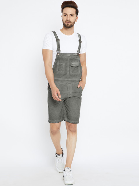 

FUGAZEE Men Olive Dungaree