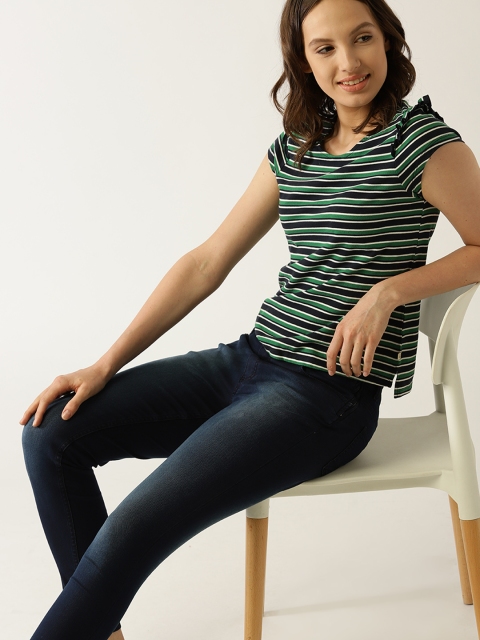 

United Colors of Benetton Women Navy Jeggings, Navy blue