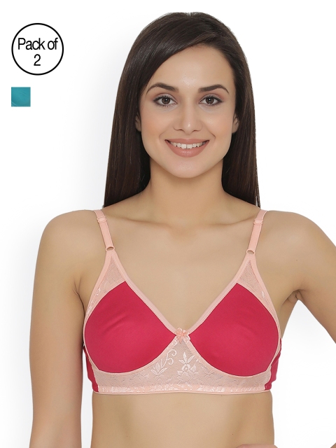

Clovia Pack Of 2 Bra, Green