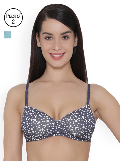 

Clovia Pack Of 2 Bra, Blue