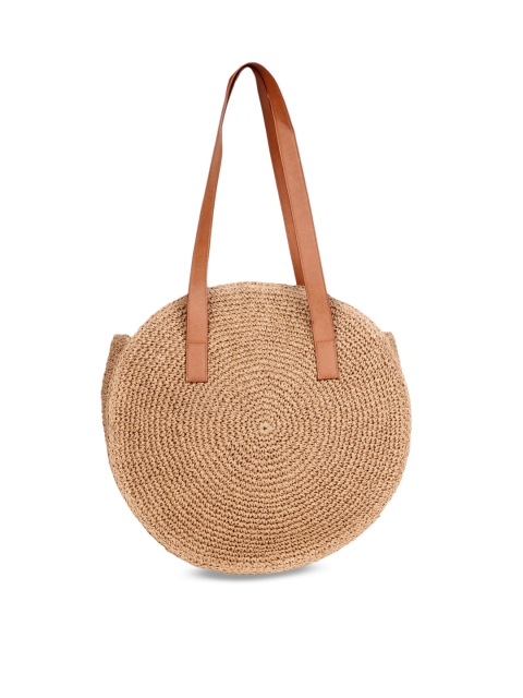

Diwaah Beige Self Design Shoulder Bag