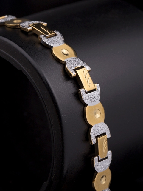 

Dare by Voylla Gold-Toned Brass Link Bracelet