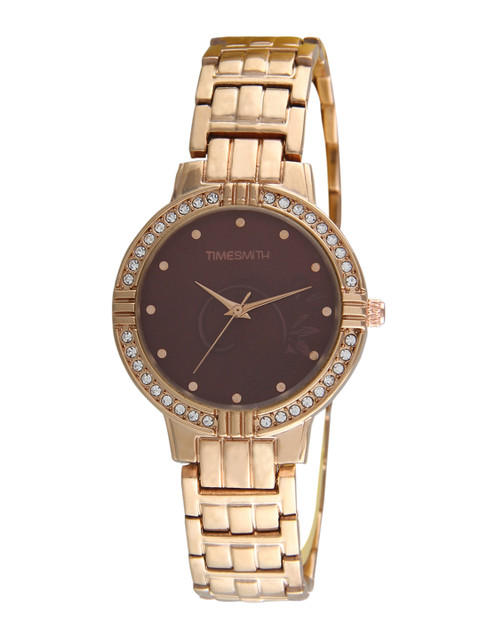 

TIMESMITH Women Brown Analogue Watch TSM-161, Gold