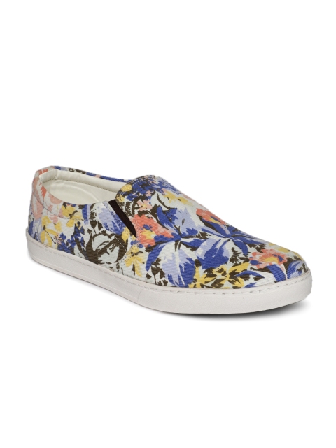 

Blue Saint Men Multicoloured Slip-On Sneakers, Multi