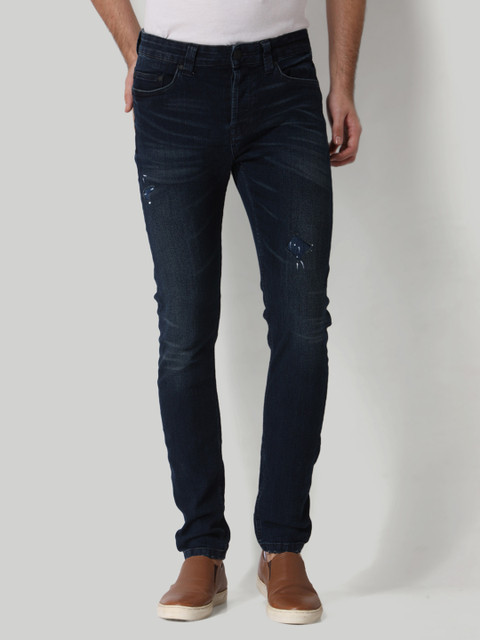 

ONLY & SONS Men Blue Skinny Fit Mid-Rise Clean Look Stretchable Jeans