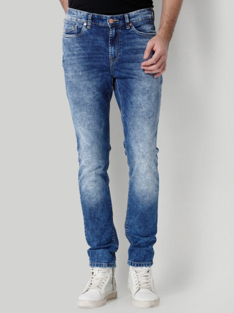 

ONLY & SONS Men Blue Slim Fit Mid-Rise Clean Look Stretchable Jeans