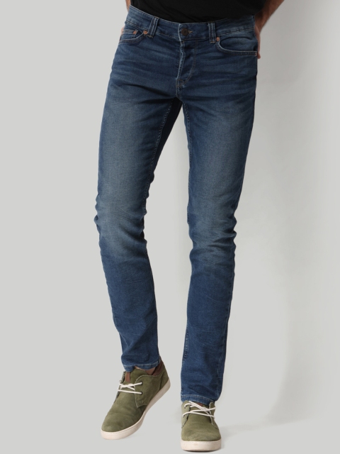 

ONLY & SONS Men Blue Slim Fit Mid-Rise Clean Look Stretchable Jeans