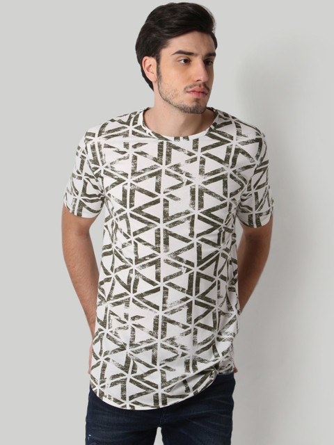 

ONLY & SONS Men White Printed T-shirt