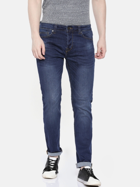 

ONLY & SONS Men Blue Slim Fit Mid-Rise Clean Look Stretchable Jeans