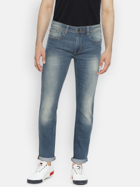 

Peter England Casuals Men Blue Slim Fit Mid-Rise Clean Look Stretchable Jeans